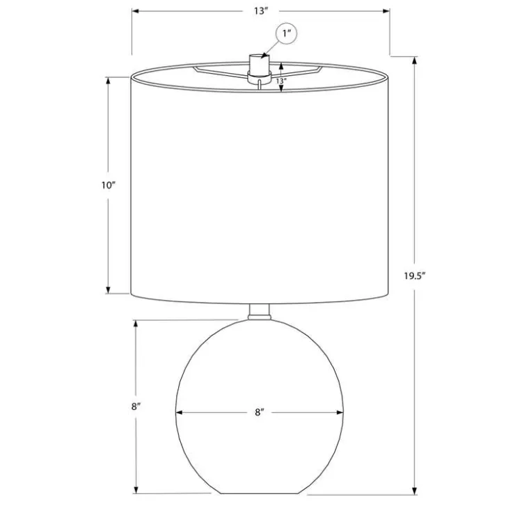 Monarch 20"H Concrete Table Lamp Beige Best
