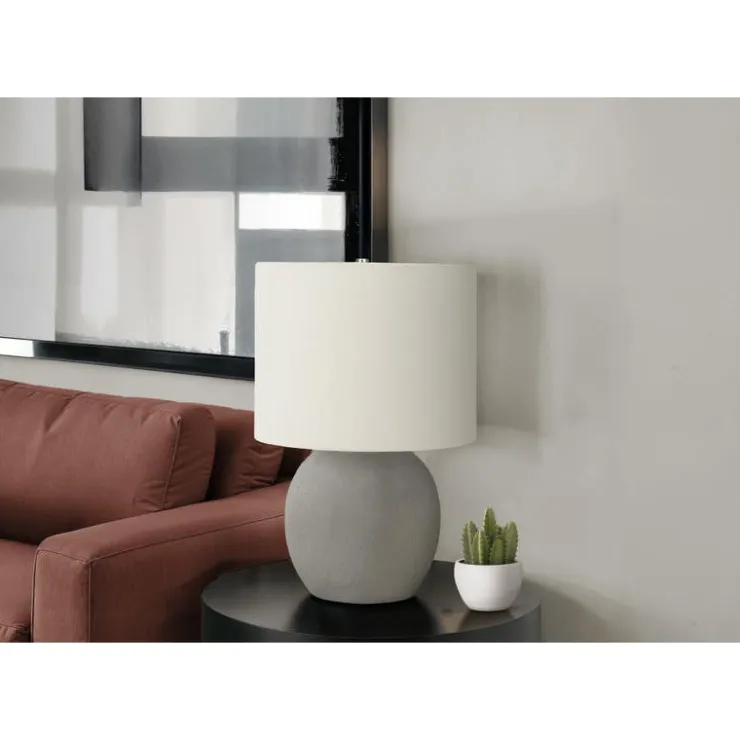 Monarch 20"H Concrete Table Lamp Grey Sale