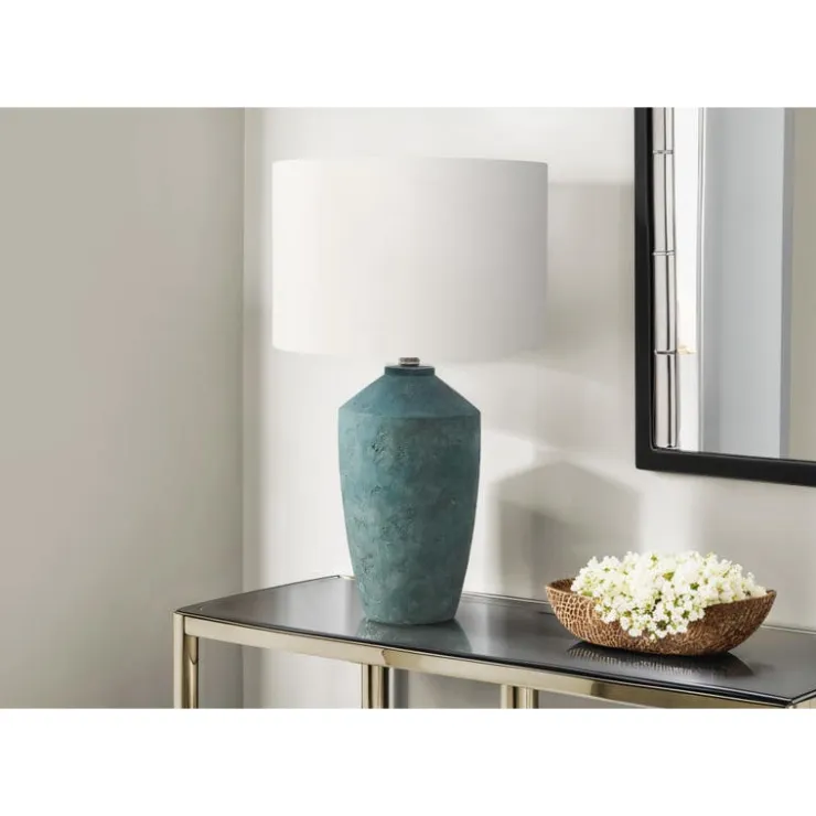 Monarch 25"H Concrete Table Lamp Green Best