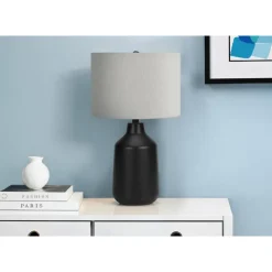 Monarch 24"H Concrete Table Lamp Black Best