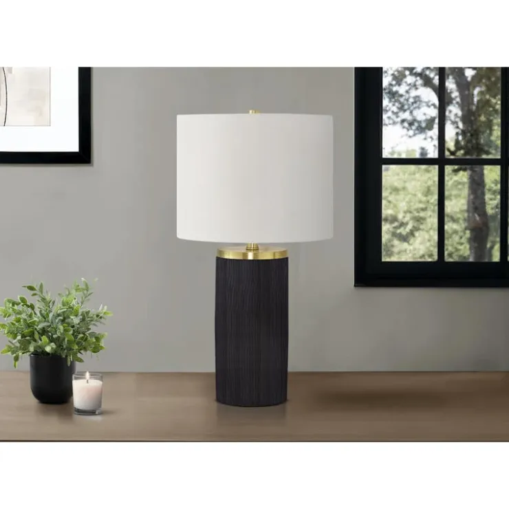 Monarch 24"H Concrete Table Lamp Black Best