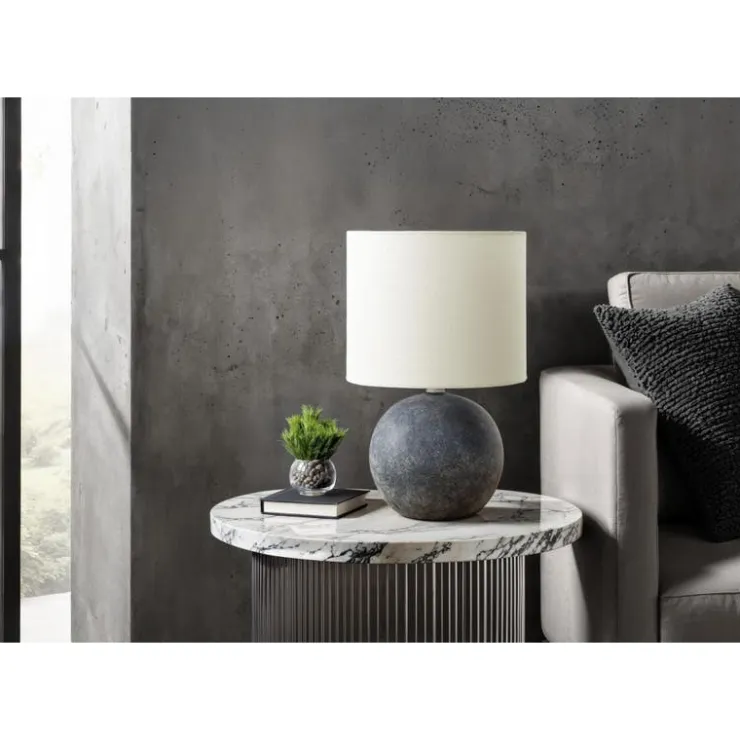 Monarch 16"H Concrete Table Lamp Grey