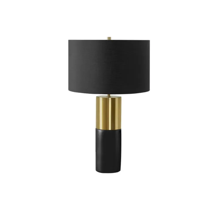 Monarch 25"H Concrete Table Lamp Black
