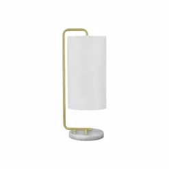 Monarch 20"H Faux Marble Table Lamp White Clearance