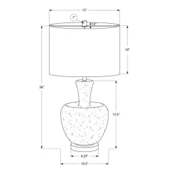 Monarch 26"H Glass Table Lamp Green Discount