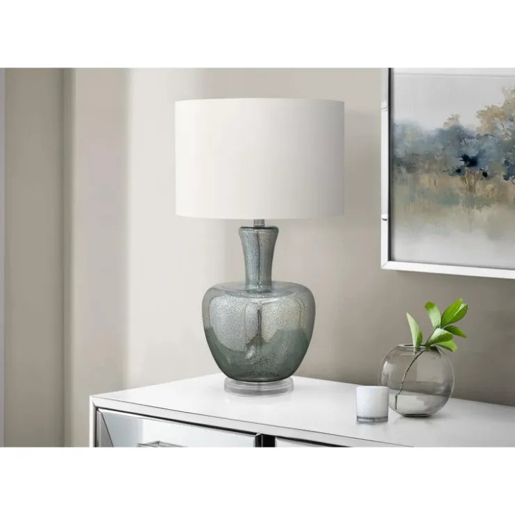 Monarch 26"H Glass Table Lamp Green Discount
