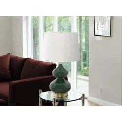 Monarch 24"H Glass Table Lamp Green Best