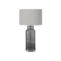 Monarch 28"H Glass Table Lamp Grey
