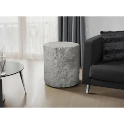 Monarch 25"H Indoor or Outdoor Accent Table - Grey Sale