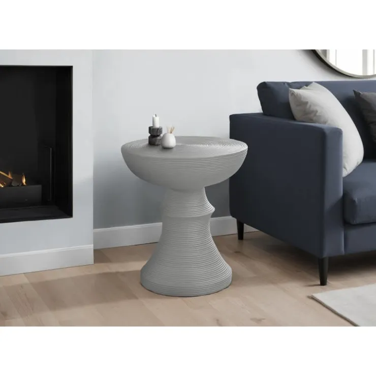 Monarch 25"H Indoor or Outdoor Accent Table - Grey Outlet