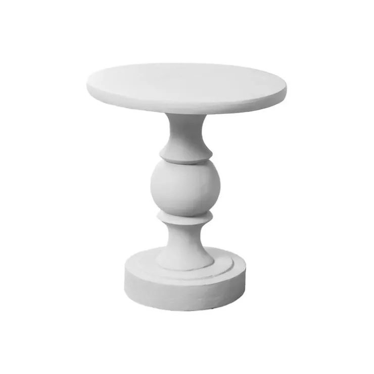 Monarch 25"H Indoor or Outdoor Accent Table - White New