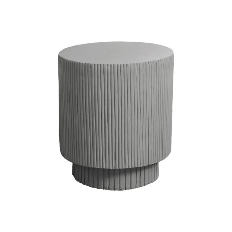 Monarch 25"H Indoor or Outdoor Accent Table - Grey Discount