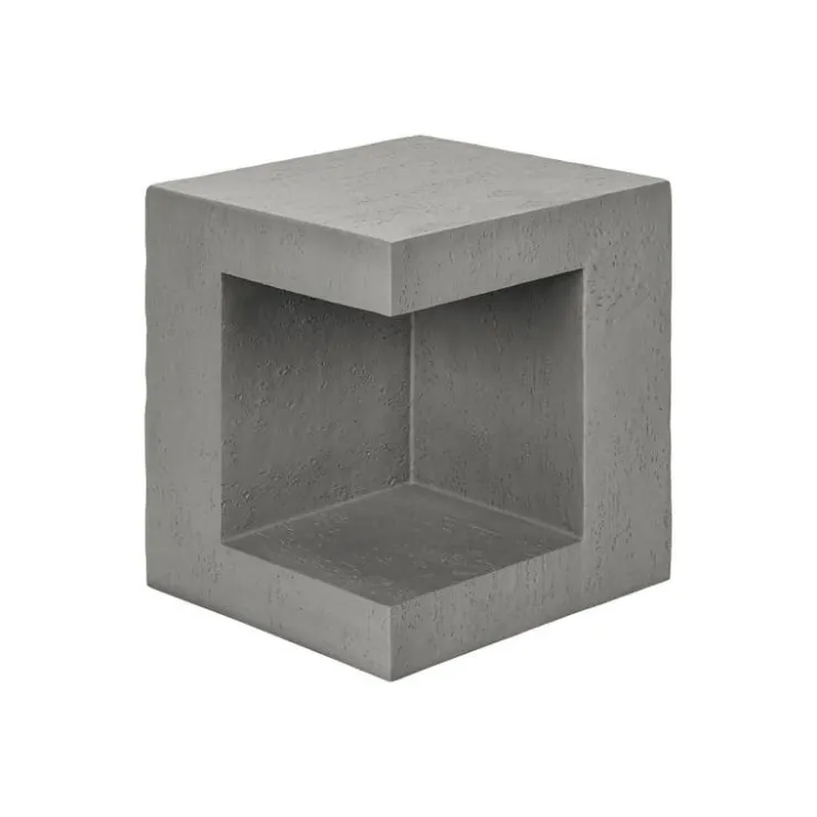 Monarch 25"H Indoor or Outdoor Accent Table - Grey Clearance