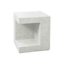 Monarch 25"H Indoor or Outdoor Accent Table - White Best