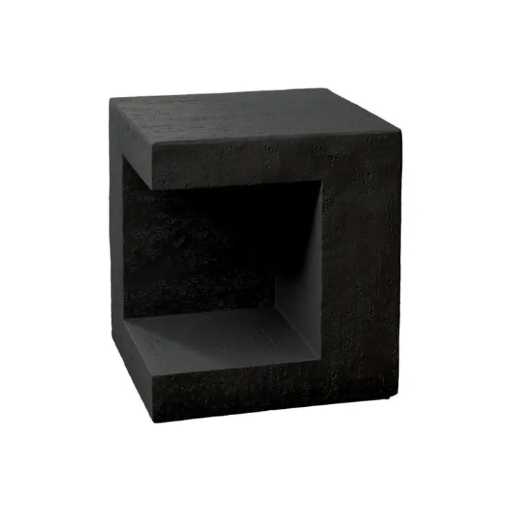 Monarch 25"H Indoor or Outdoor Accent Table - Black New