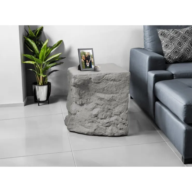 Monarch 25"H Indoor or Outdoor Accent Table - Grey New