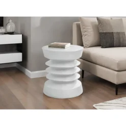 Monarch 25"H Indoor or Outdoor Accent Table - White Sale