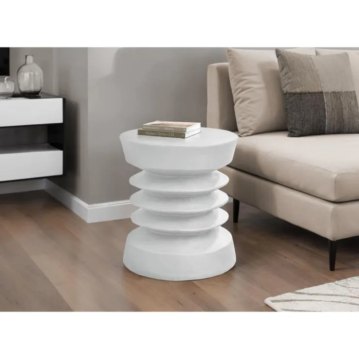 Monarch 25"H Indoor or Outdoor Accent Table - White Sale