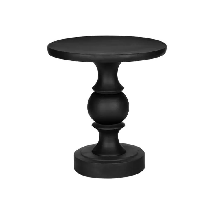 Monarch 25"H Indoor or Outdoor Accent Table - Black Sale