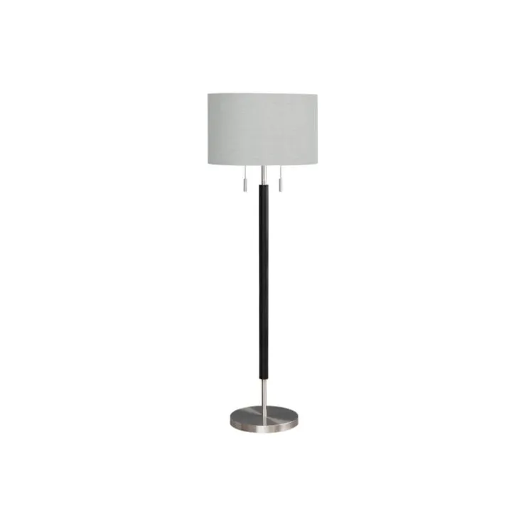 Monarch 60"H Metal Floor Lamp Black Discount