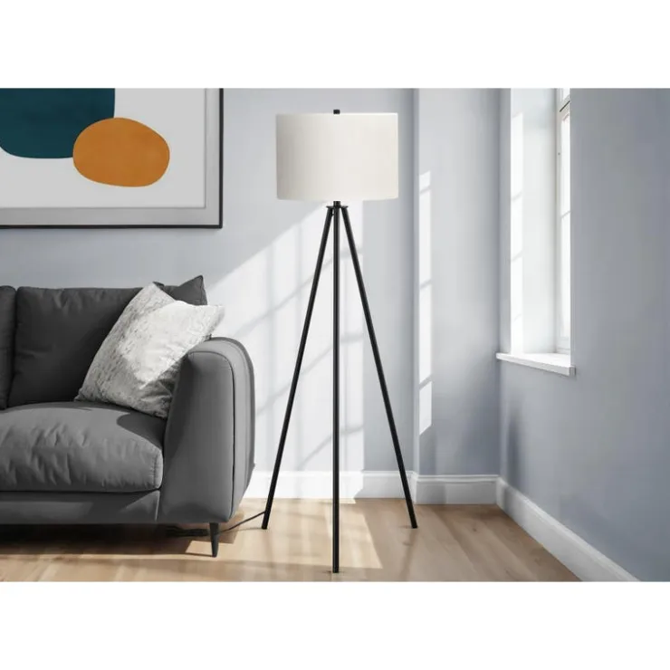 Monarch 63"H Metal Floor Lamp Black Online