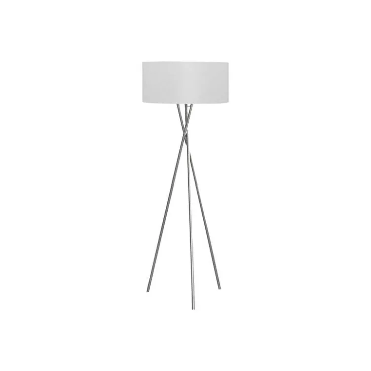 Monarch 62"H Metal Floor Lamp Silver Sale