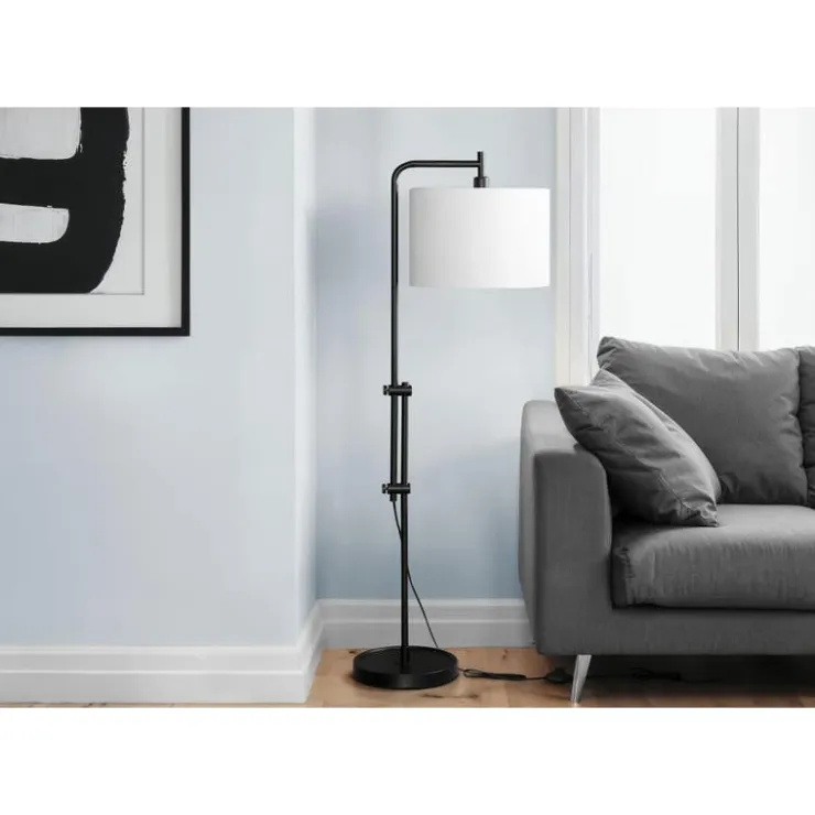 Monarch 63"H Metal Floor Lamp Black Outlet