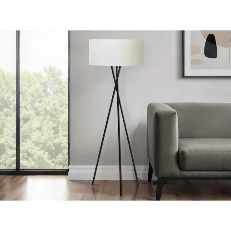 Monarch 62"H Metal Floor Lamp Black Sale