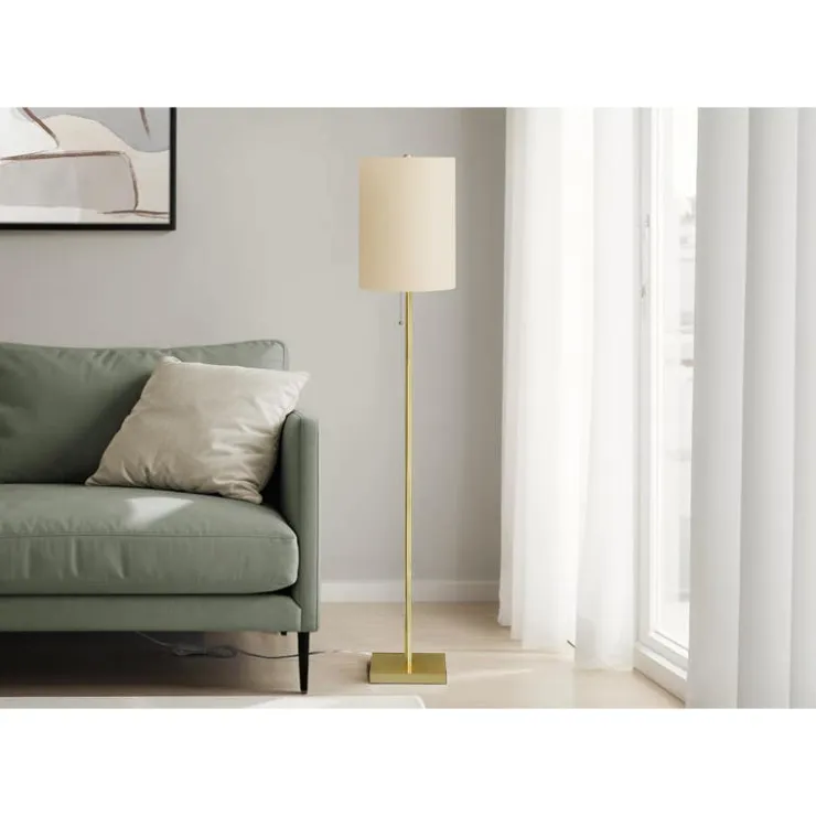 Monarch 62"H Metal Floor Lamp Gold Outlet