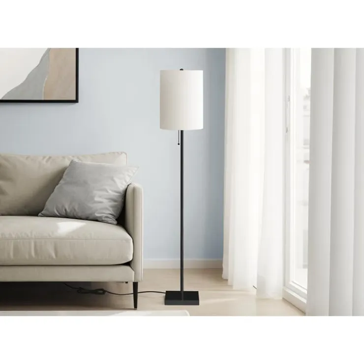 Monarch 64"H Metal Floor Lamp Black Outlet