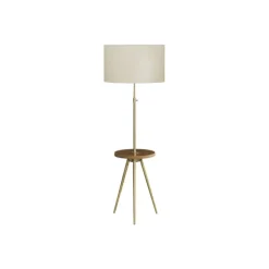 Monarch 63"H Metal Floor Lamp with USB Ports Gold Discount