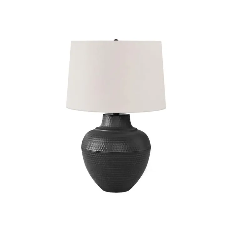 Monarch 26"H Metal Table Lamp Black Best