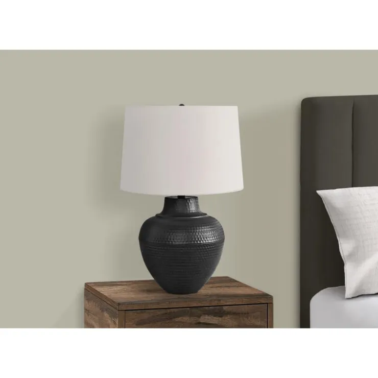 Monarch 26"H Metal Table Lamp Black Best