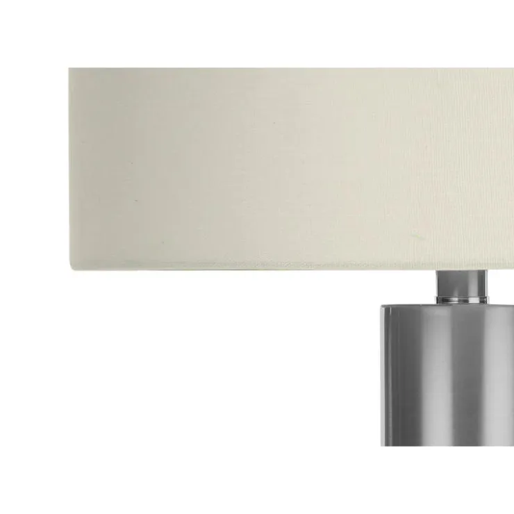 Monarch 28"H Metal Table Lamp Silver Clearance