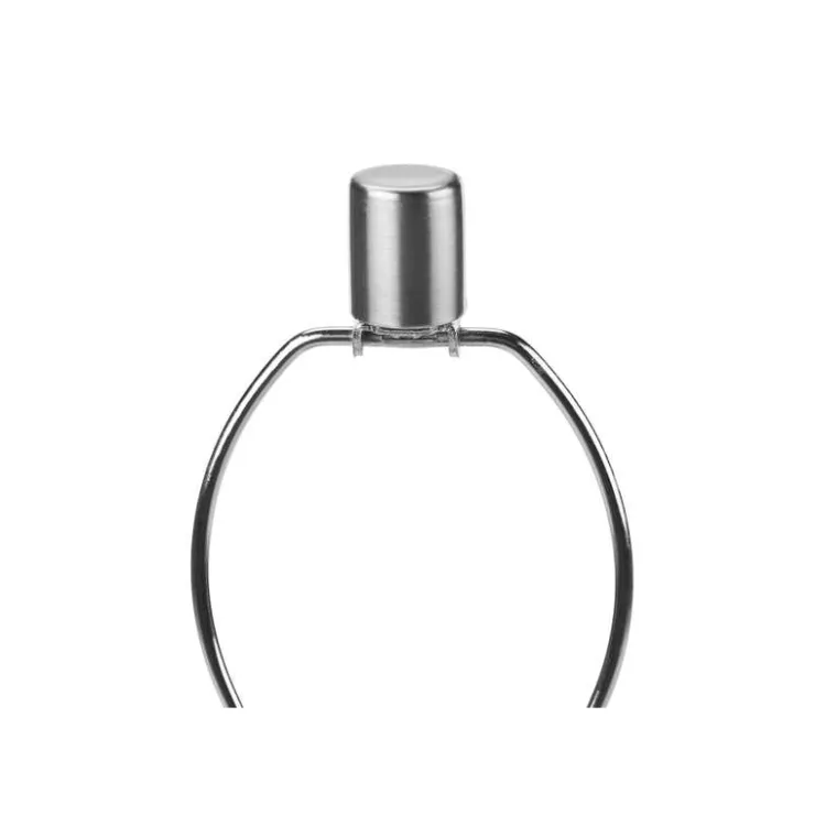 Monarch 28"H Metal Table Lamp Silver Clearance