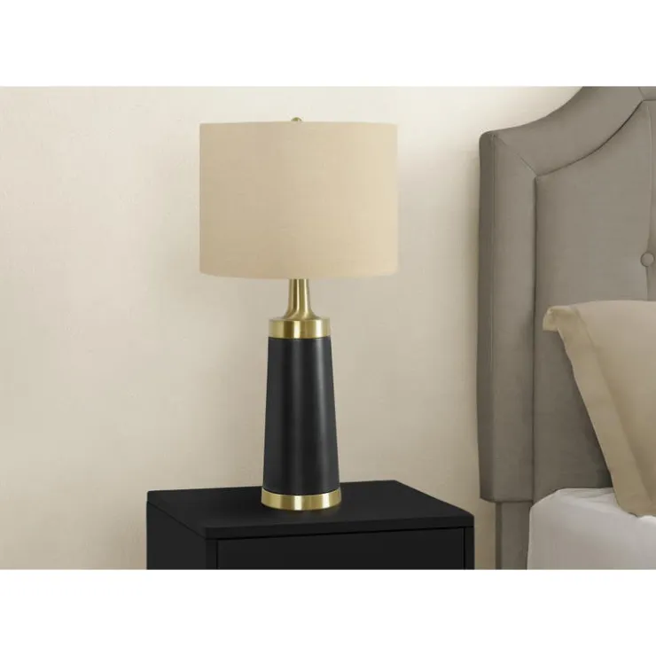 Monarch 28"H Metal Table Lamp Black Outlet