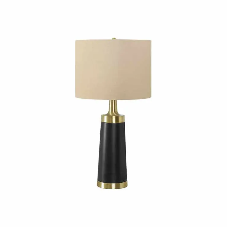 Monarch 28"H Metal Table Lamp Black Outlet