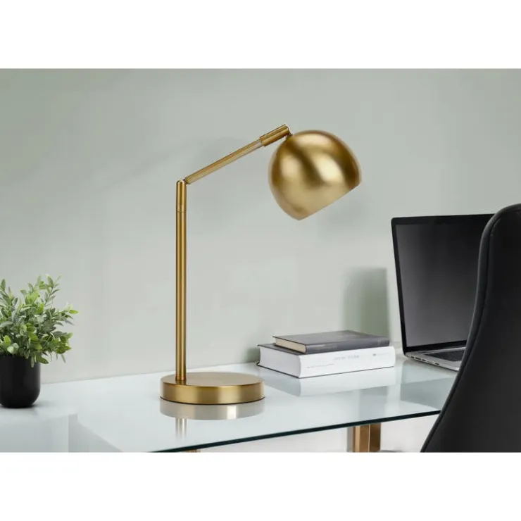 Monarch 19"H Metal Table Lamp Gold Sale