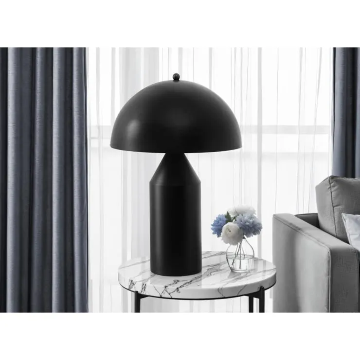 Monarch 23"H Metal Table Lamp Black Clearance