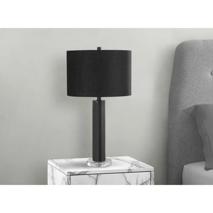 Monarch 28"H Metal Table Lamp Black Outlet