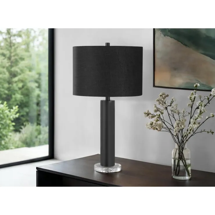 Monarch 28"H Metal Table Lamp Black Outlet