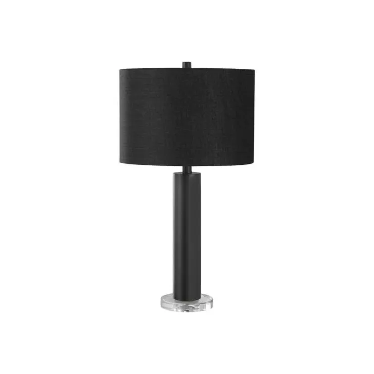 Monarch 28"H Metal Table Lamp Black Outlet