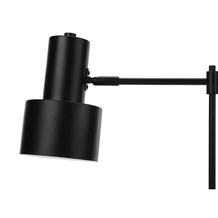 Monarch 21"H Metal Table Lamp with USB Ports Black Sale