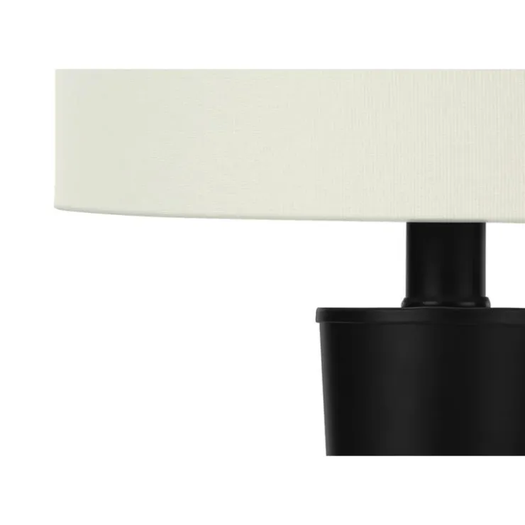 Monarch 24"H Metal Table Lamp with USB Ports (2pcs) Black Sale