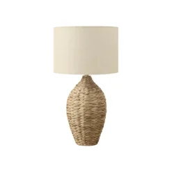 Monarch 30"H Rattan Table Lamp Brown Hot