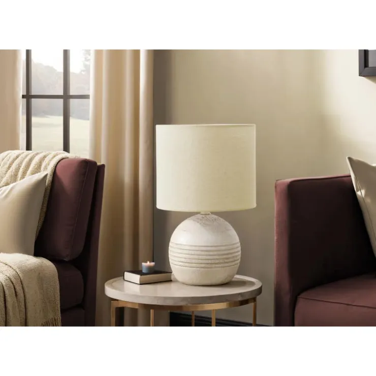 Monarch 15"H Resin Table Lamp Ivory Discount