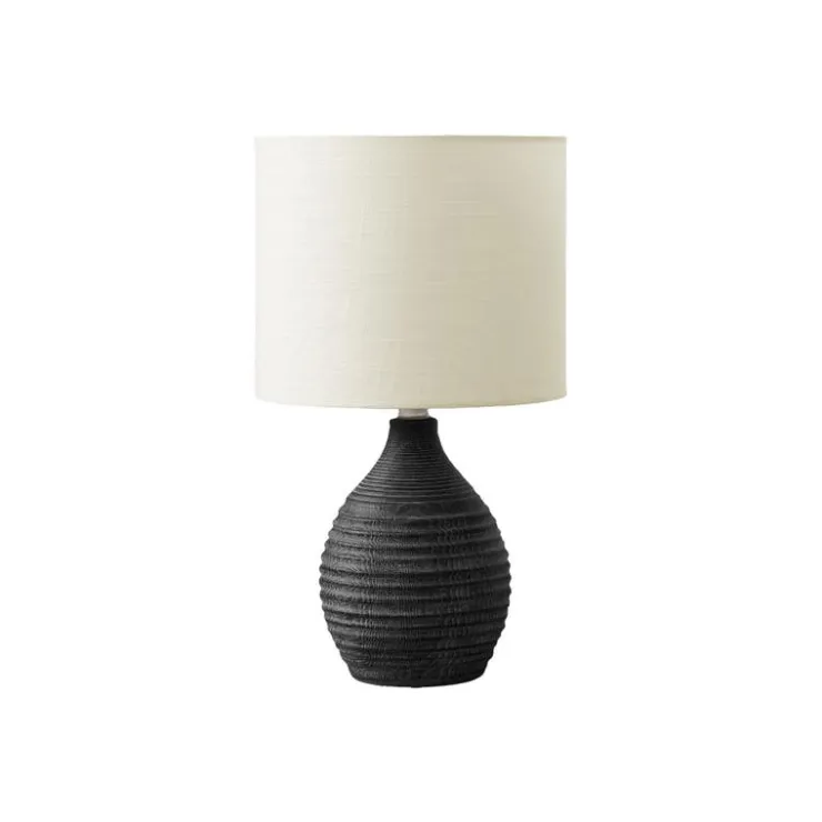 Monarch 17"H Resin Table Lamp Grey Clearance