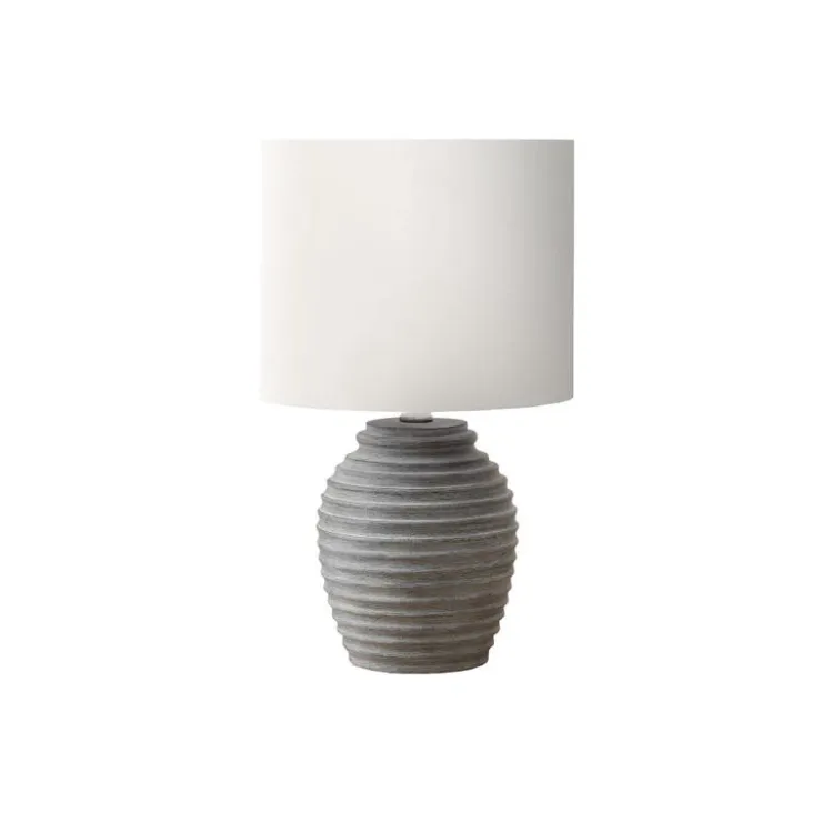 Monarch 17"H Resin Table Lamp Grey Outlet