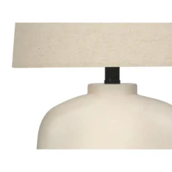 Monarch 25"H Resin Table Lamp Cream Sale