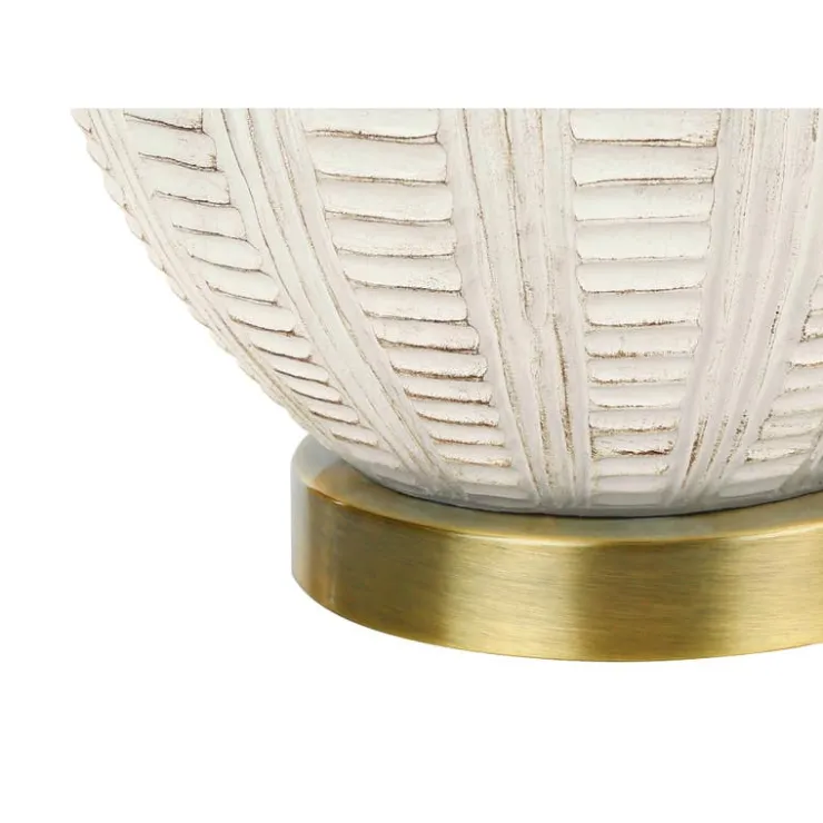 Monarch 21"H Resin Table Lamp Cream Outlet